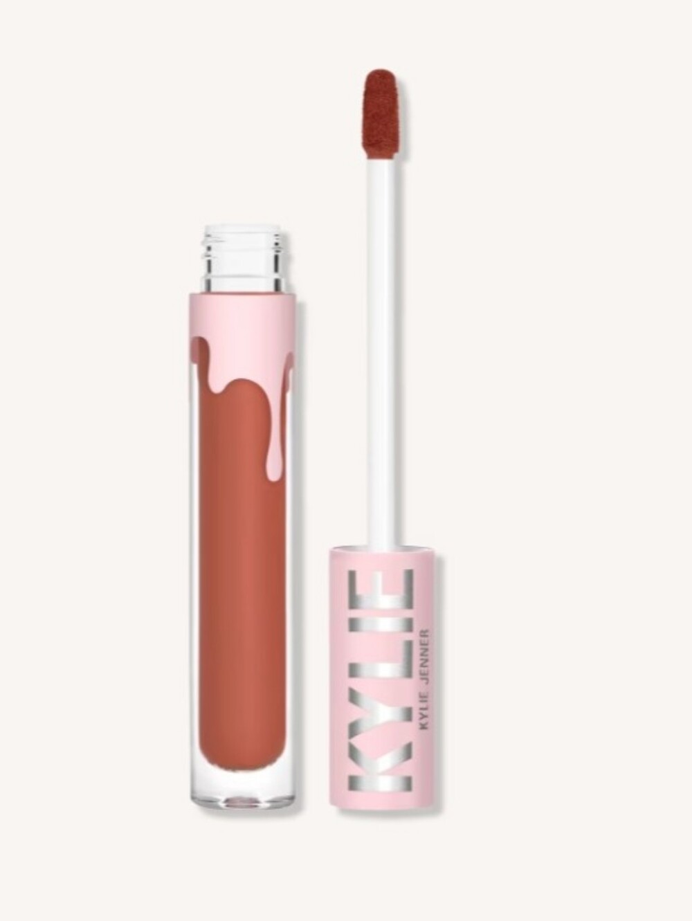 Kylie Cosmetics Matte Liquid LipstickColor:623 Clap Back warm brown